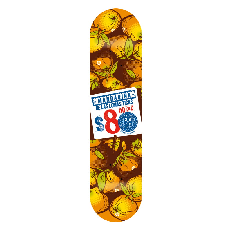 Eat Deza Series Tangerine Deza Skateboards Deck