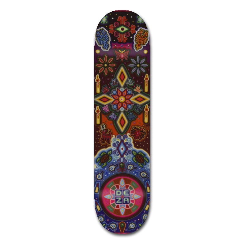 Hilo Huichol Series Momostli Deza Skateboards Deck