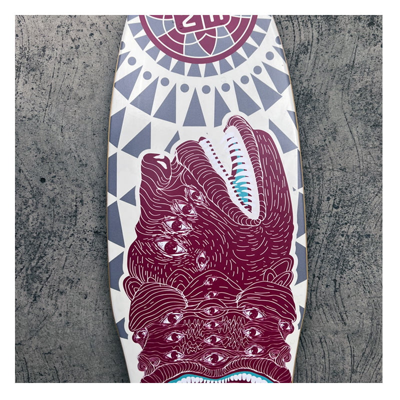 Nahuatl Series Kai Deza Skateboards Old School Deck