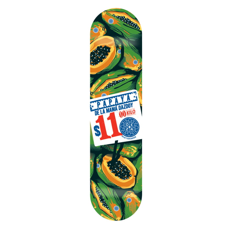 Eat Deza Series Papaya  Deza Skateboards Deck