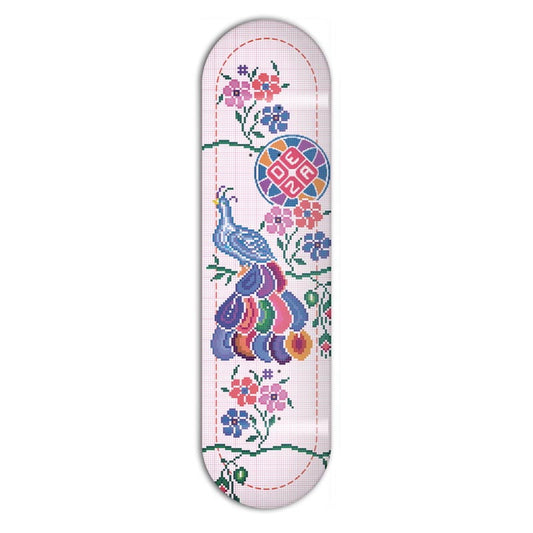 Punto De Cruz Series Pavo Deza Skateboards Deck